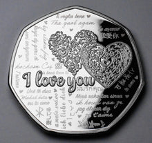 Load image into Gallery viewer, Happy Valentines Day 'I Love You' - Silver