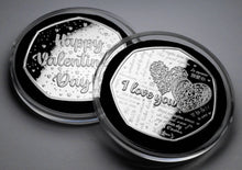 Load image into Gallery viewer, Happy Valentines Day 'I Love You' - Silver