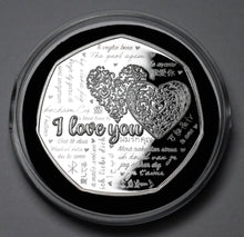 Load image into Gallery viewer, Happy Valentines Day &#39;I Love You&#39; - Silver