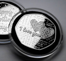Load image into Gallery viewer, Happy Valentines Day 'I Love You' - Silver
