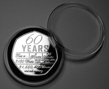 Load image into Gallery viewer, On Our 60th Wedding Anniversary 'And Still Counting' - Silver