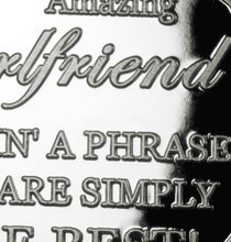 Load image into Gallery viewer, Girlfriend Birthday - 'Coin a Phrase' - Silver