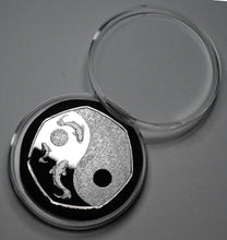 Load image into Gallery viewer, Laughing Buddha Lucky Coin - Silver