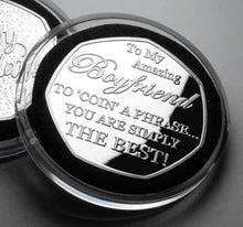 Load image into Gallery viewer, Boyfriend Birthday - 'Coin a Phrase' - Silver