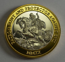 Load image into Gallery viewer, St George & The Dragon - Silver & 24ct Gold