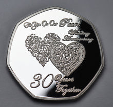 Load image into Gallery viewer, On Our 30th Wedding Anniversary 'And Still Counting' - Silver