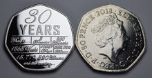 Load image into Gallery viewer, On Our 30th Wedding Anniversary 'And Still Counting' - Silver