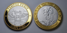 Load image into Gallery viewer, Memento Mori &#39;Tempus Fugit&#39; - Silver &amp; 24ct Gold
