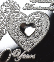 Load image into Gallery viewer, On Your 60th Diamond Wedding Anniversary with Diamante Gemstone - Silver