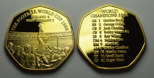 Football World Cup 1966 - 24ct Gold