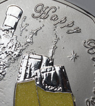 Load image into Gallery viewer, Happy Birthday 'Champagne Sparkles' - Silver