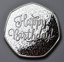 Load image into Gallery viewer, Happy Birthday 'Champagne Sparkles' - Silver