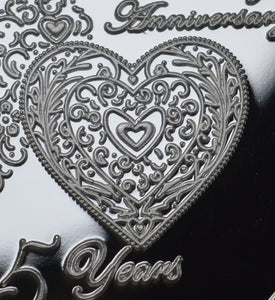 For You on Our 25th Wedding Anniversary - Silver
