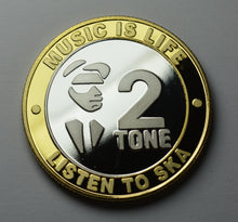 Load image into Gallery viewer, 2Tone SKA Music - Silver & 24ct Gold
