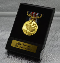 Load image into Gallery viewer, 50th Golden Wedding Anniversary Medal 'Distinguished Service & Bravery in the Field' in Case
