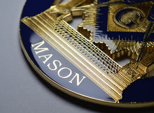 Load image into Gallery viewer, Masonic Emblem - 75mm - Square & Compasses