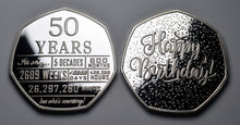 Load image into Gallery viewer, 50th Birthday 'But Who's Counting' - Silver