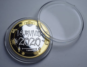 'I Survived 2020' - Silver & 24ct Gold
