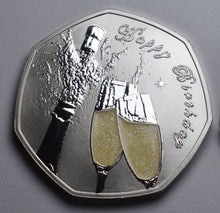Load image into Gallery viewer, 50th Birthday 'Fifty & Fabulous' Shimmer & Sparkles - Silver