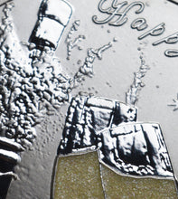 Load image into Gallery viewer, 50th Birthday 'Fifty & Fabulous' Shimmer & Sparkles - Silver