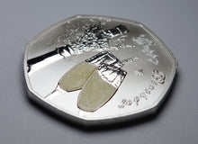 Load image into Gallery viewer, 50th Birthday 'Fifty & Fabulous' Shimmer & Sparkles - Silver