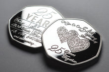 Load image into Gallery viewer, 25th Wedding Anniversary 'And Still Counting' - Silver