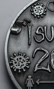 'I Survived 2020' - Antique Nickel