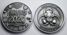 Load image into Gallery viewer, &#39;I Survived 2020&#39; - Antique Nickel