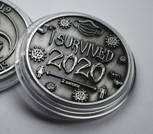 Load image into Gallery viewer, &#39;I Survived 2020&#39; - Antique Nickel