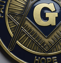 Load image into Gallery viewer, Masonic Emblem - 75mm - Faith, Hope, Charity