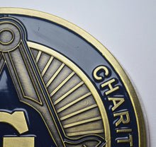 Load image into Gallery viewer, Masonic Emblem - 75mm - Faith, Hope, Charity