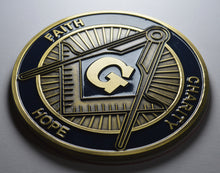 Load image into Gallery viewer, Masonic Emblem - 75mm - Faith, Hope, Charity