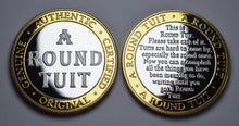 Load image into Gallery viewer, 'A Round Tuit' - Silver & 24ct Gold