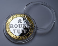 Load image into Gallery viewer, 'A Round Tuit' - Silver & 24ct Gold