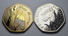 Load image into Gallery viewer, 50th Birthday 'Fifty & Fabulous' Shimmer & Sparkles - 24ct Gold
