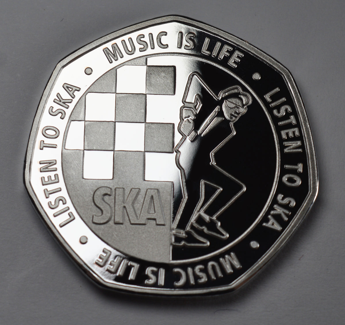 SKA 'MUSIC IS LIFE' - Silver – The Commemorative Coin Company
