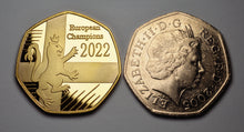 Load image into Gallery viewer, Women's European Football Championship 2022 Winners - 24ct Gold