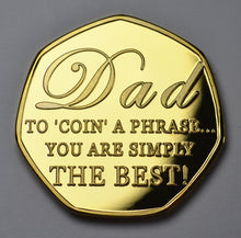 Load image into Gallery viewer, Father&#39;s Day &#39;To Coin a Phrase&#39; Beer - 24ct Gold