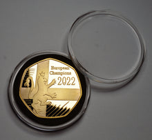 Load image into Gallery viewer, Women's European Football Championship 2022 Winners - 24ct Gold
