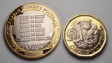 Load image into Gallery viewer, Women's European Football Championship 2022 Winners - Dual Metal Silver & 24ct Gold