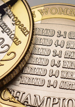 Load image into Gallery viewer, Women's European Football Championship 2022 Winners - Dual Metal Silver & 24ct Gold