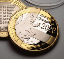 Load image into Gallery viewer, Women's European Football Championship 2022 Winners - Dual Metal Silver & 24ct Gold