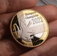 Load image into Gallery viewer, Women's European Football Championship 2022 Winners - Dual Metal Silver & 24ct Gold