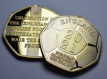 Load image into Gallery viewer, European Football Championship 2020/2021 Dual Date - 24ct Gold