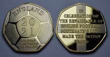 Load image into Gallery viewer, European Football Championship 2020/2021 Dual Date - 24ct Gold