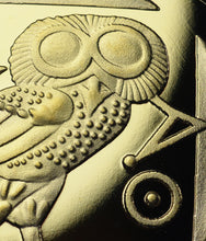 Load image into Gallery viewer, Owl of Athena - 24ct Gold