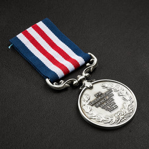 Our 30th Pearl Wedding Anniversary Medal 'Distinguished Service & Bravery in the Field' in Case - Antique Silver