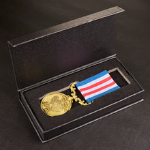 Load image into Gallery viewer, Our 30th Pearl Wedding Anniversary Medal 'Distinguished Service & Bravery in the Field' in Case - Antique Bronze