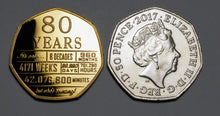 Load image into Gallery viewer, 80th Birthday 'But Who's Counting' - 24ct gold