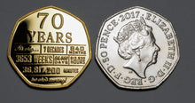 Load image into Gallery viewer, 70th Birthday 'But Who's Counting' - 24ct gold